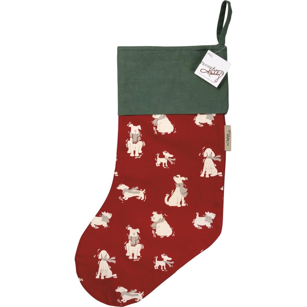 Dog Print Stocking